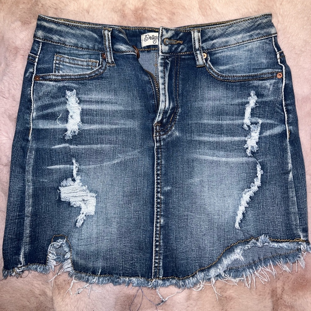 Denim Jean mini Skirt NWOT Size 3